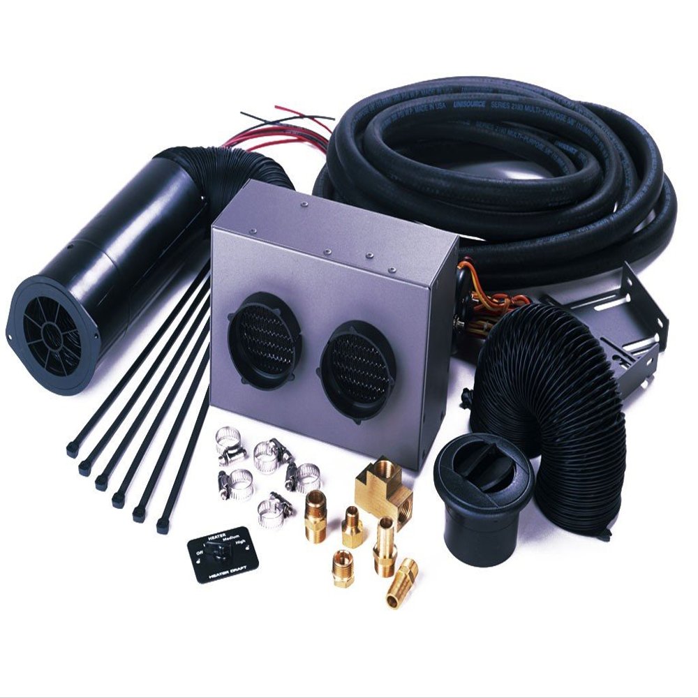 Heater Craft 2h Complete Heater Kit, 28000 Btu with 1 Euro Vent & 1 Hot Tube