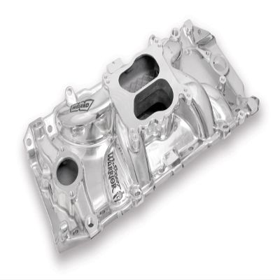 Weiand Manifold - Bbc Spread Bore Oval - Polish