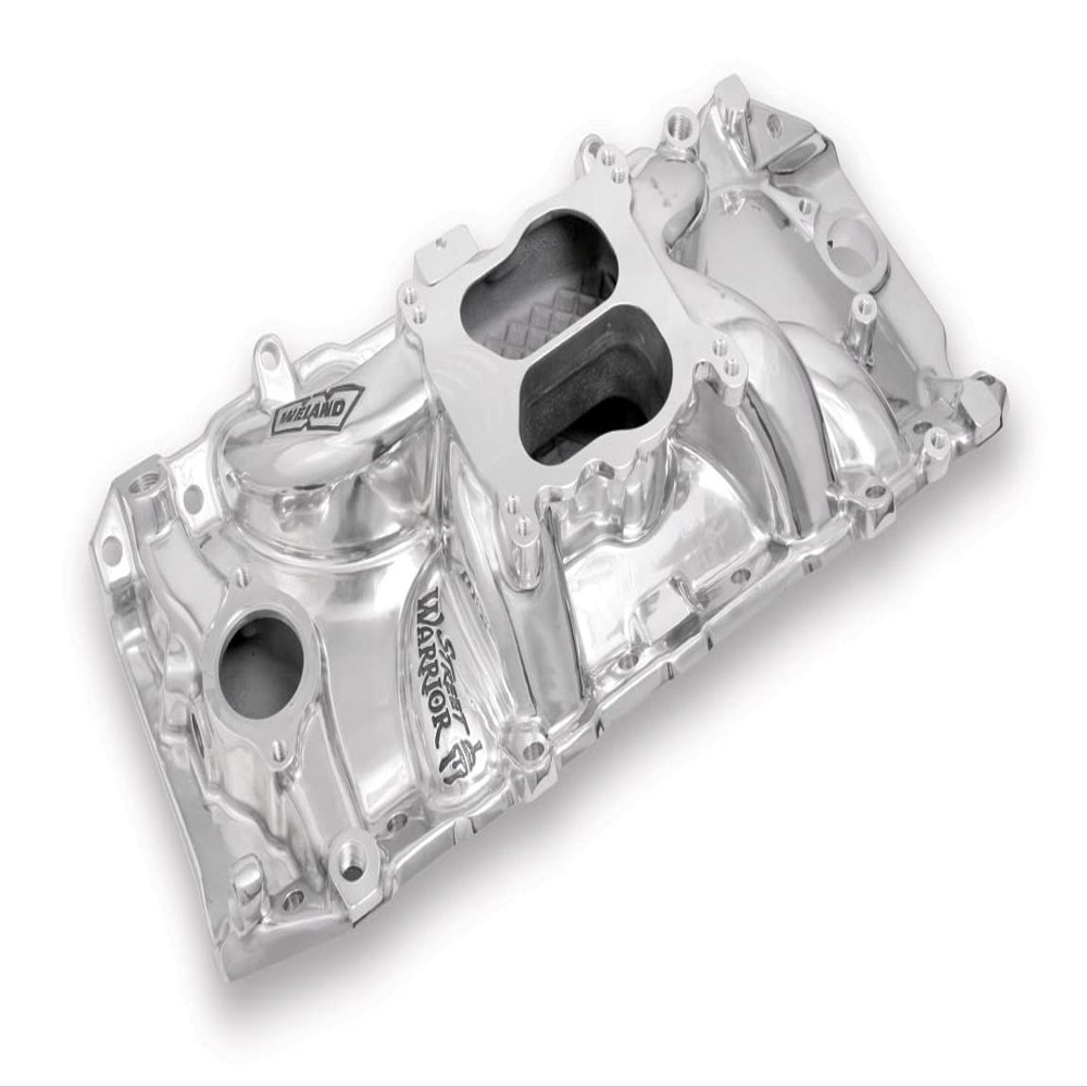 Weiand Manifold - Bbc Spread Bore Oval - Polish