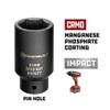 Powerbuilt 31mm Axle Nut Socket, 1/2-Inch Drive, 6 Point, Remove Front Wheel Drive Axles Shaft Nuts - 647077 view 3