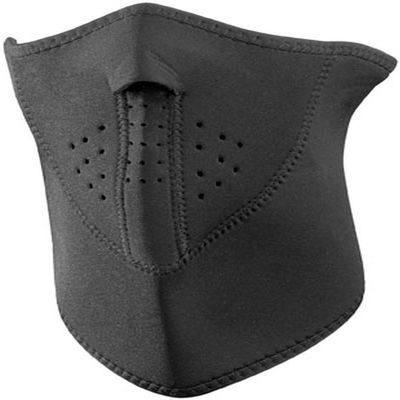Zan Headgear 3 Panel Half Mask - Black