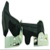 JR Products 10875 Rubber Hood Latch , Black view 1