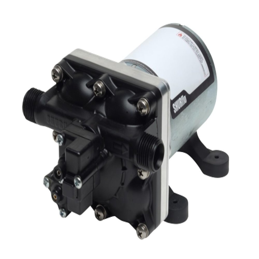 PENTAIR SHURFLO Revolution 4008-101-E65 RV Fresh Water Pump 12V 3.0 GPM 55 PSI Quiet Automatic Demand Diaphragm By-Pass Pump