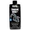 Flitz Faucet Wax Plus - 7.6oz Bottle of USA-Made, Water-Based Faucet Cleaner & Polisher for Water Stains, Fingerprints, & More - Metal Wax for Bronze, Nickel, Chrome, Brass - Granite Polish (1 Pack) view 1