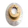 DBA DBA653X Street Series Gold Cross-Drilled and Slotted Rear Vented Disc Brake Rotor view 4
