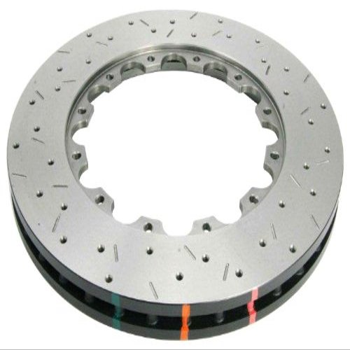 DBA DBA52650.1XS 5000 Series XS Premium Cross-Drilled and Slotted Front Vented Replacement Disc Rotor with NAS Lock Nut
