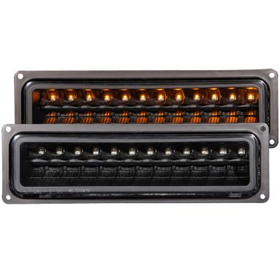 Anzo USA 511050 GMC Black LED Parking Light Assembly - (Sold in Pairs)