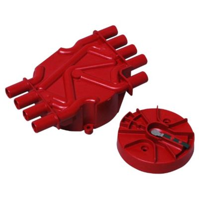 MSD 8017 Cap and Rotor Kit Red