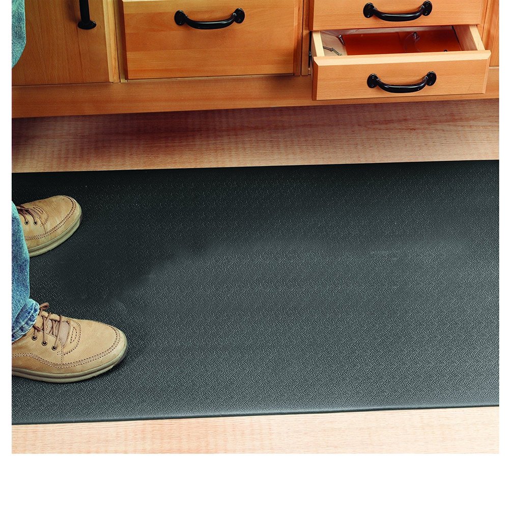 Anti-Fatigue Floor Mat, 2 X 5, Pebble, Beveled Edge