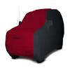 Coverking Custom Car Cover for Select Chevrolet Tracker Models - Satin Stretch (Red with Black Sides) view 1