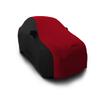 Coverking CVC3SS294JA2001 Custom Vehicle Cover Satin Stretch 2-Tone Black Sides RED Center Class 3 1995-1997 Jaguar XJ Sedan XJ6, XJ8 view 1