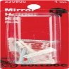 Bulldog Plastic Mirror Holder Kit-4/Pkg 230905, 4 Items/Order