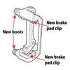 Centric 117.42056 Rear Disc Brake Hardware Kit view 4
