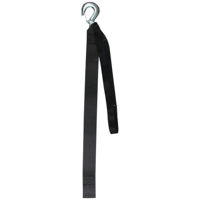 STAR BRITE 15' Winch Strap with Forged Hook | Heavy-Duty Polyester for Personal Watercraft | 4,000 lb Capacity