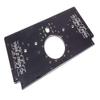 Triple X Race Components SCEG0006BLK Alum Rear Motor PlateRaised Rail Black Sprint view 1