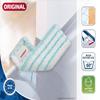 Leifheit Profi Micro Duo Floor Wiper Cover, Folded, for All Smooth & Tile Floors 16.5 inch Microfibre Replacement with Special Bristles for Deep Cleaning Washable, Reusable, Fits Profi Mop view 3