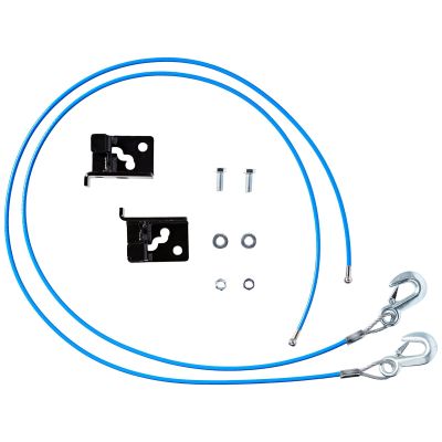 Roadmaster 655 Pair of EZ Hook Safety Cables Compatible with Tow Bars & Towed Vehicles | 68" Long | Includes Anchor Plates | 8,000 lb Capacity Per Pair | Provides Secure, Tangle-Free Safety Connection