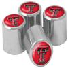 NCAA Texas Tech Red Raiders Metal Tire Valve Stem Caps, 4-Pack view 1