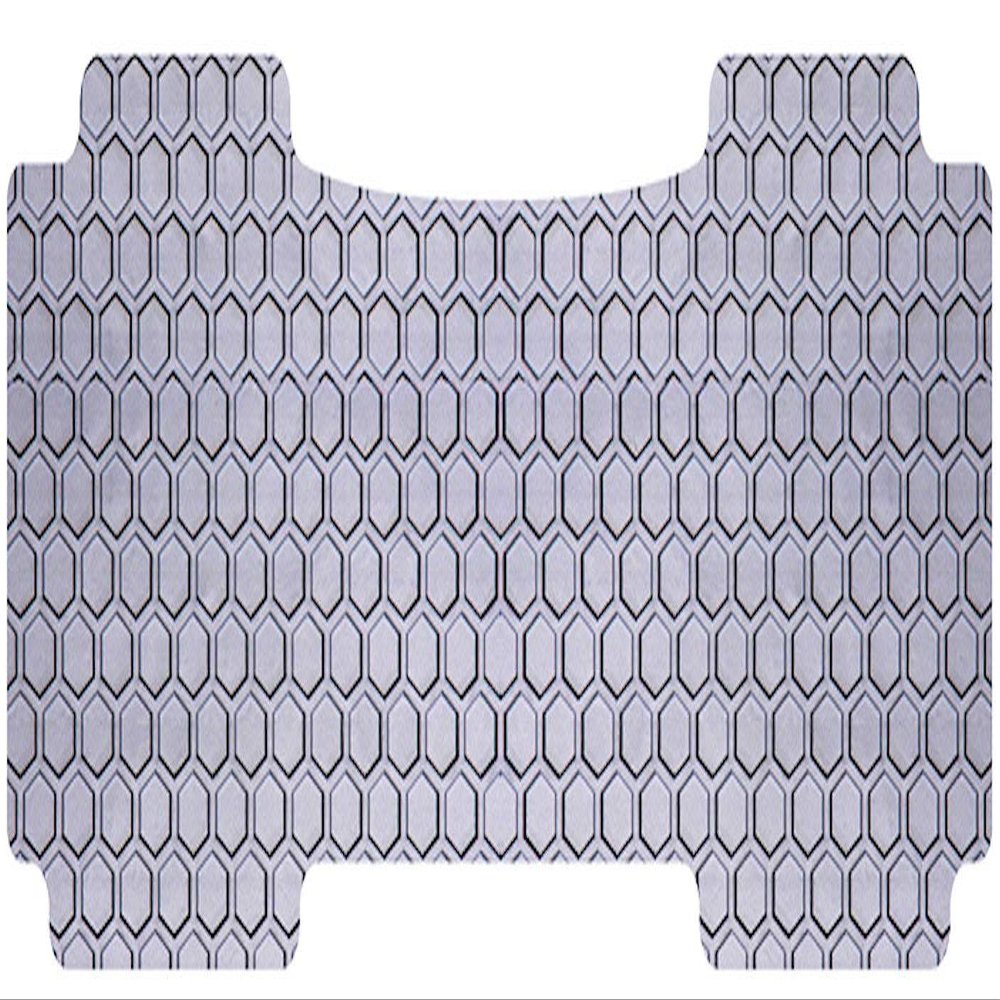 Intro-Tech KI-151-RT-G Hexomat Third Row 1 pc. Custom Fit Auto Floor Mat for Select Kia Sorento Models - Rubber-like Compound, Gray