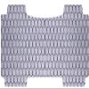 Intro-Tech KI-151-RT-G Hexomat Third Row 1 pc. Custom Fit Auto Floor Mat for Select Kia Sorento Models - Rubber-like Compound, Gray view 1