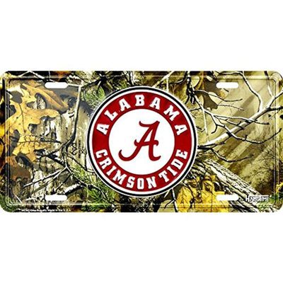 Signs 4 Fun SL50104 Alabama Realtree camo, License Plate