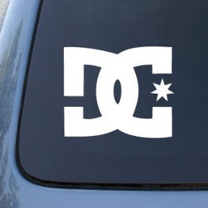 6" DC SHOE COMPANY - Car, Truck, Notebook, Skateboards, Vinyl Decal Sticker