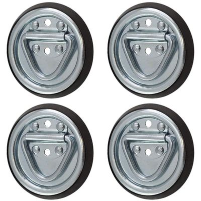 Flush Mount Tiedowns D-Ring 1,200 lb. 2-hole Tie Down - 4
