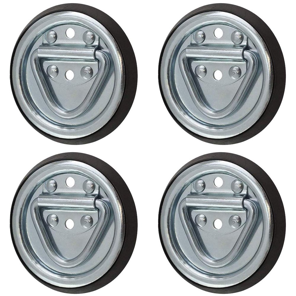 Flush Mount Tiedowns D-Ring 1,200 lb. 2-hole Tie Down - 4