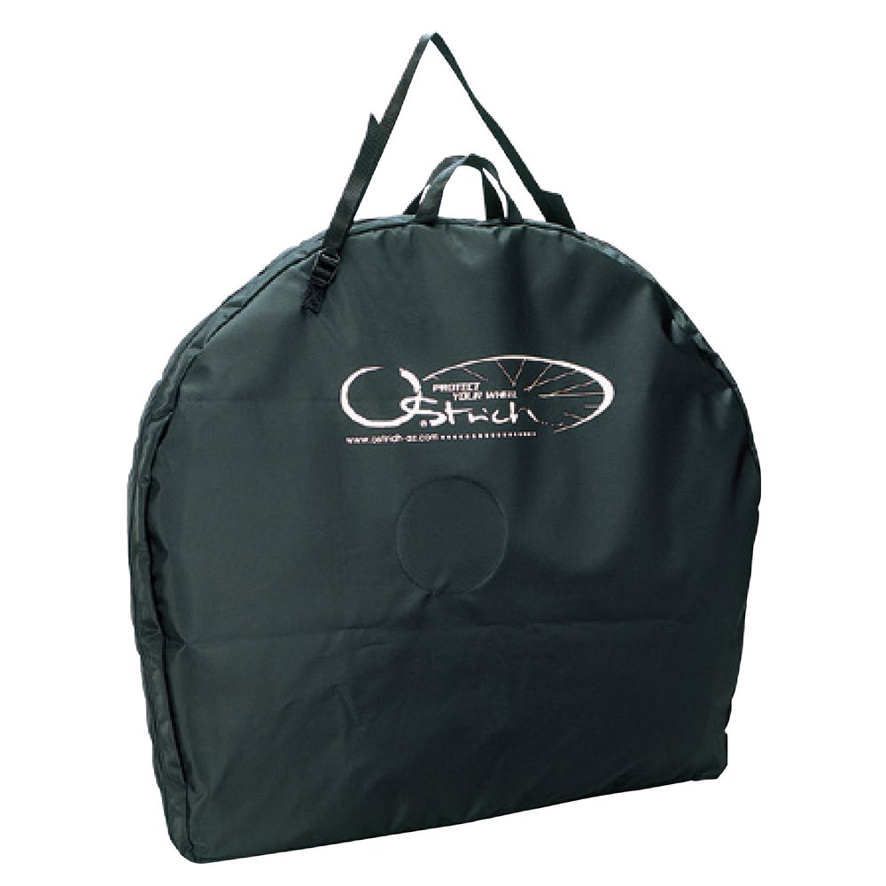 Ostrich Wheeled Accessories, Wheel Covers, Pack of 2, Storage Bag, Black