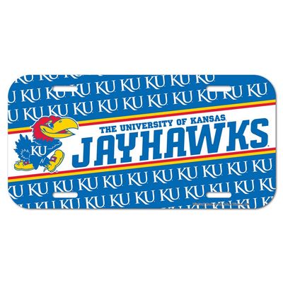NCAA University of Kansas License Plate