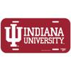 NCAA Indiana Hoosiers License Plate, Team Color, One Size view 1