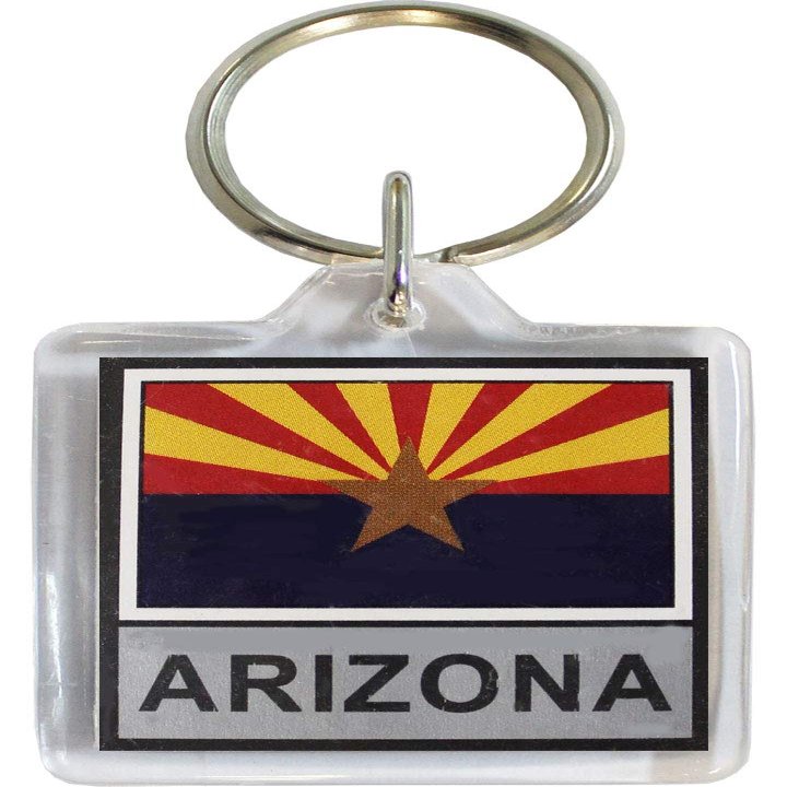 Flagline Arizona - Lucite Keyring