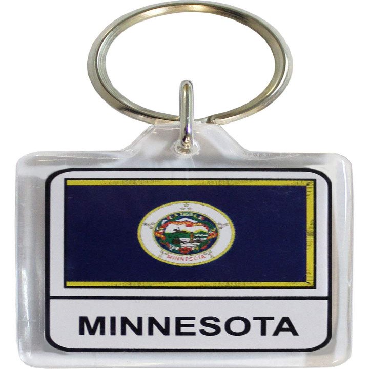 Flagline Minnesota - Lucite Keyring