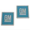 1967 Corvette Door Decal "GM" view 1