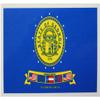 Georgia (2001) State Flag Auto Decal, Size 2.25 inch x 4 inch view 1