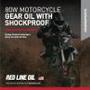 Red Line 42704 80W Synthetic Motorcycle Gear Oil with Shockproof - 1 Quart view 2