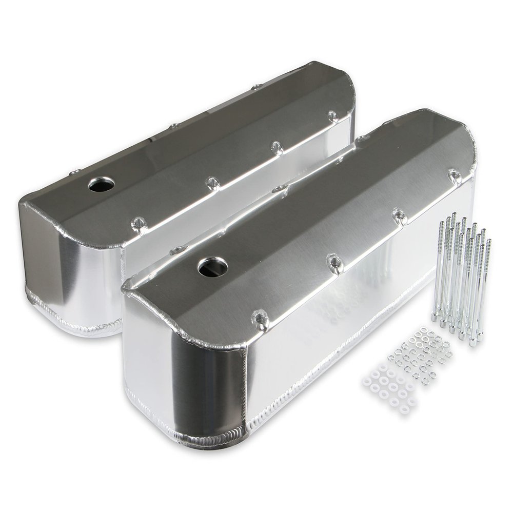Mr. Gasket 6822G Fab Aluminum Valve Covers for BBC