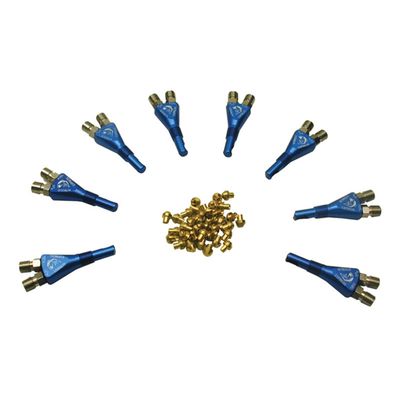 Nitrous Express NX900 Shark Nozzles for 8-Cylinder Engine - 8 Nozzles and jet pack