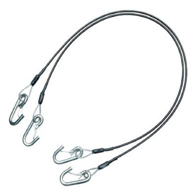 Dethmers Manufacturing Company 9523055 64" Vinyl Coated Saftey Cables with Hooks