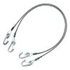 Dethmers Manufacturing Company 9523055 64" Vinyl Coated Saftey Cables with Hooks view 1