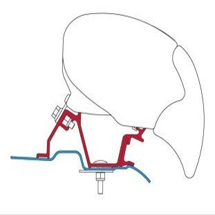 Fiamma Adapter F65 Mercedes Sprinter Series high-top from 2006
