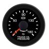 ISSPRO EV Transmission Oil Pressure 0-180 - R17244 Full Kit, Black Face, Red Pointer, Green Backlight, Black Bezel, Black Hub, Gauge Only view 1