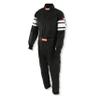 RaceQuip 120005RQP 120 Series 1-Pc Driving Suit SFI 3.2A/5 Black/White Large view 2