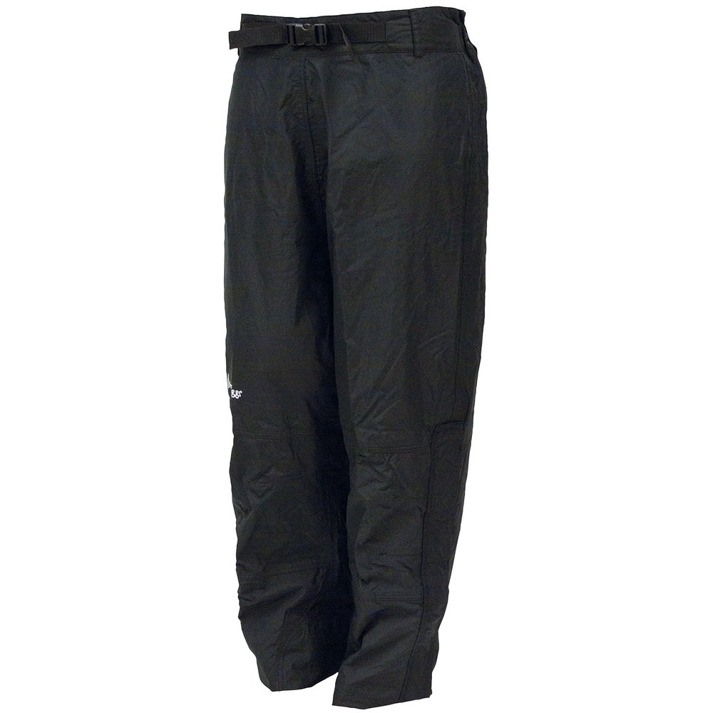 Frogg Toggs ToadSkinz Water-Resistant Rain Pant, Black, Size Small