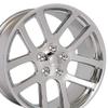 OE Wheels DG51 22x10 Chrome 2223 5x139.7 Rim view 1