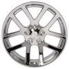 OE Wheels DG51 22x10 Chrome 2223 5x139.7 Rim view 2