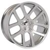 OE Wheels DG51 22x10 Chrome 2223 5x139.7 Rim view 3