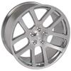 OE Wheels DG51 22x10 Chrome 2223 5x139.7 Rim view 4
