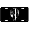 American Flag U.S. Army Sniper Skull License Plate view 1