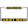 U.S. Army Proud Wife Metal License Plate Frame view 1